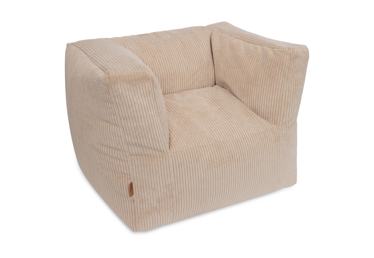Fotoliu pentru copii Beanbag Corduroy Natural Jollein [2]