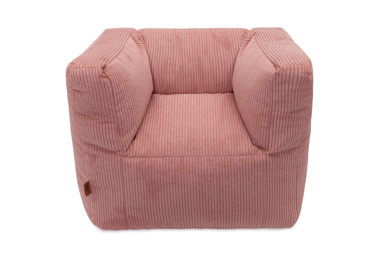 Fotoliu pentru copii Beanbag Corduroy Wild Rose Jollein [1]