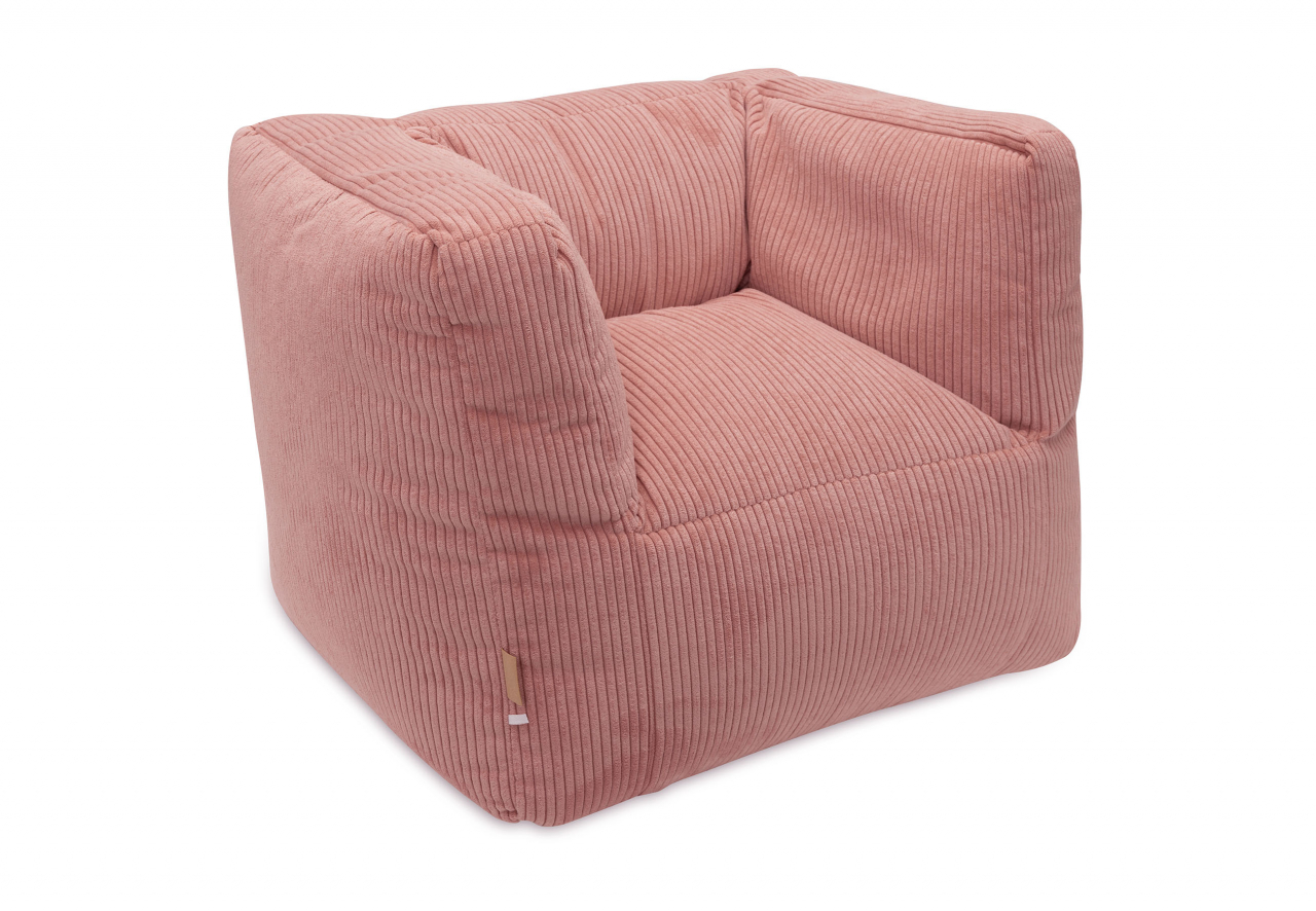 Fotoliu pentru copii Beanbag Corduroy Wild Rose Jollein [2]