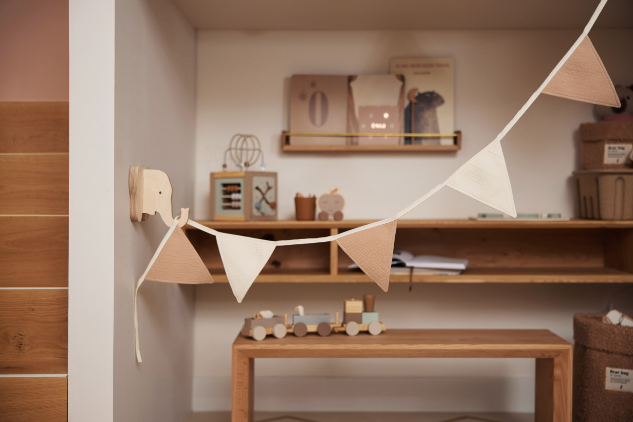 Ghirlandă decorativă din bumbac muselină - Ivory - Jollein [3]