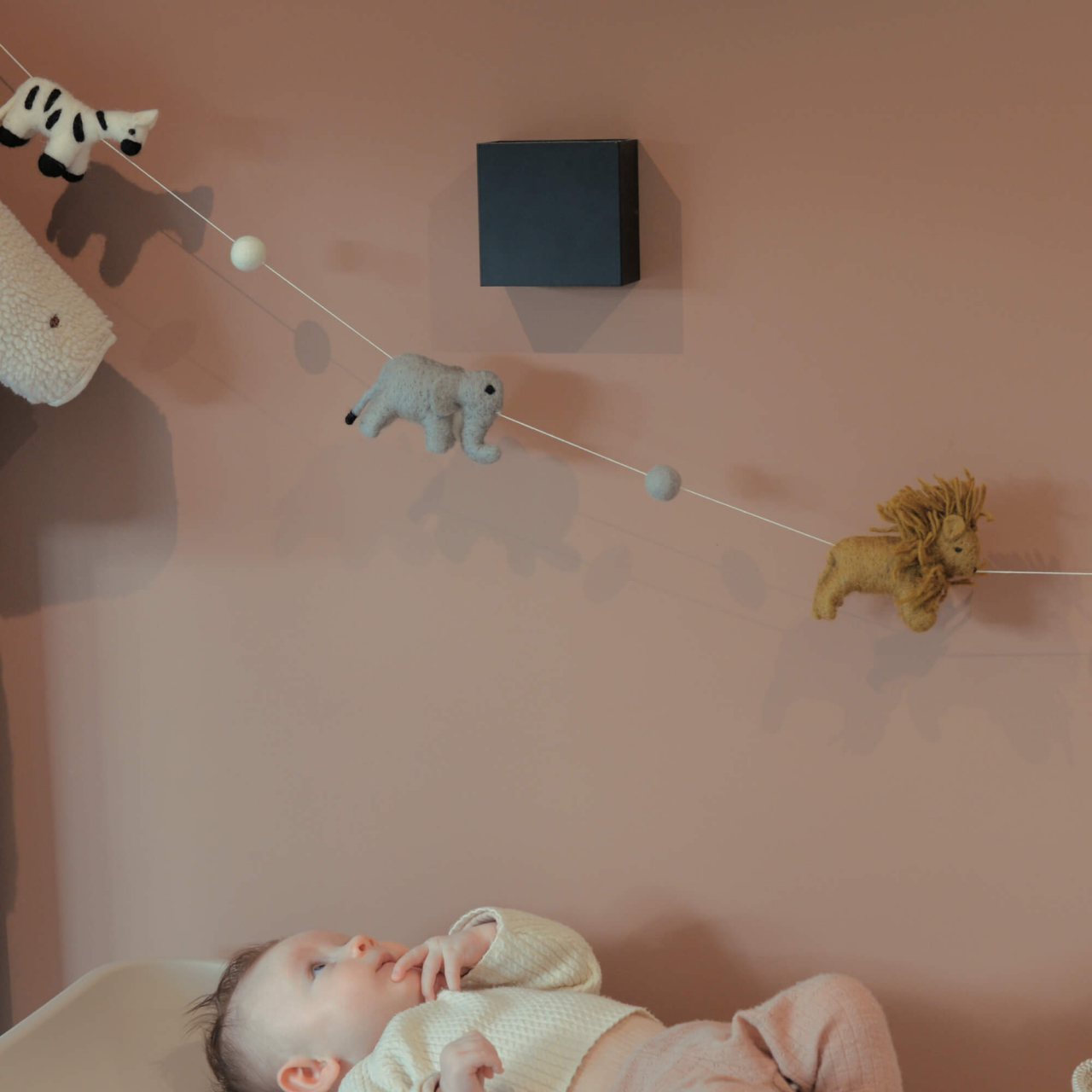Ghirlandă decorativă din fetru cu animale sălbatice Wildlife Babybello [4]