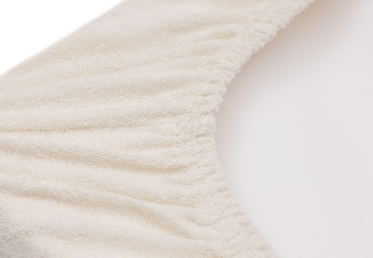 Husă pentru saltea de înfășat din bumbac terry Oatmeal Sand – set 2 bucăți Jollein [6]