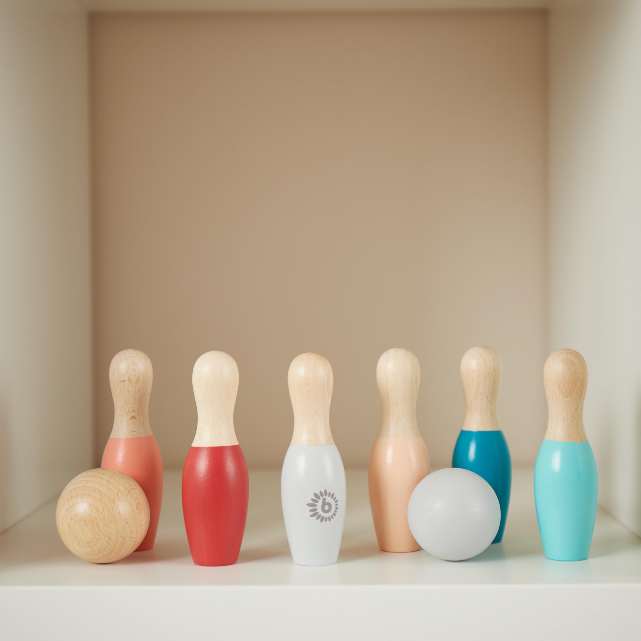 Set Mini Bowling din lemn Bieco [3]
