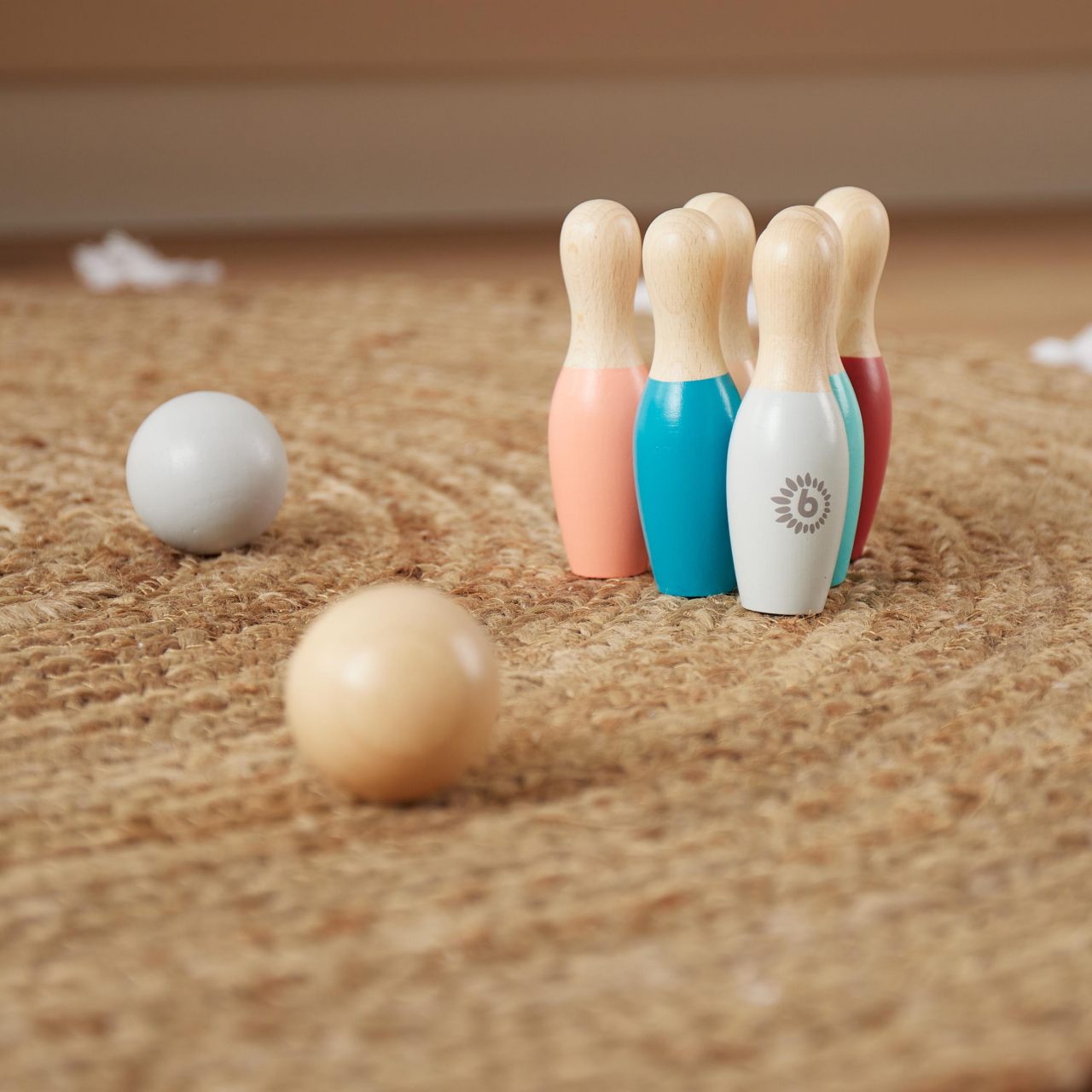 Set Mini Bowling din lemn Bieco [5]