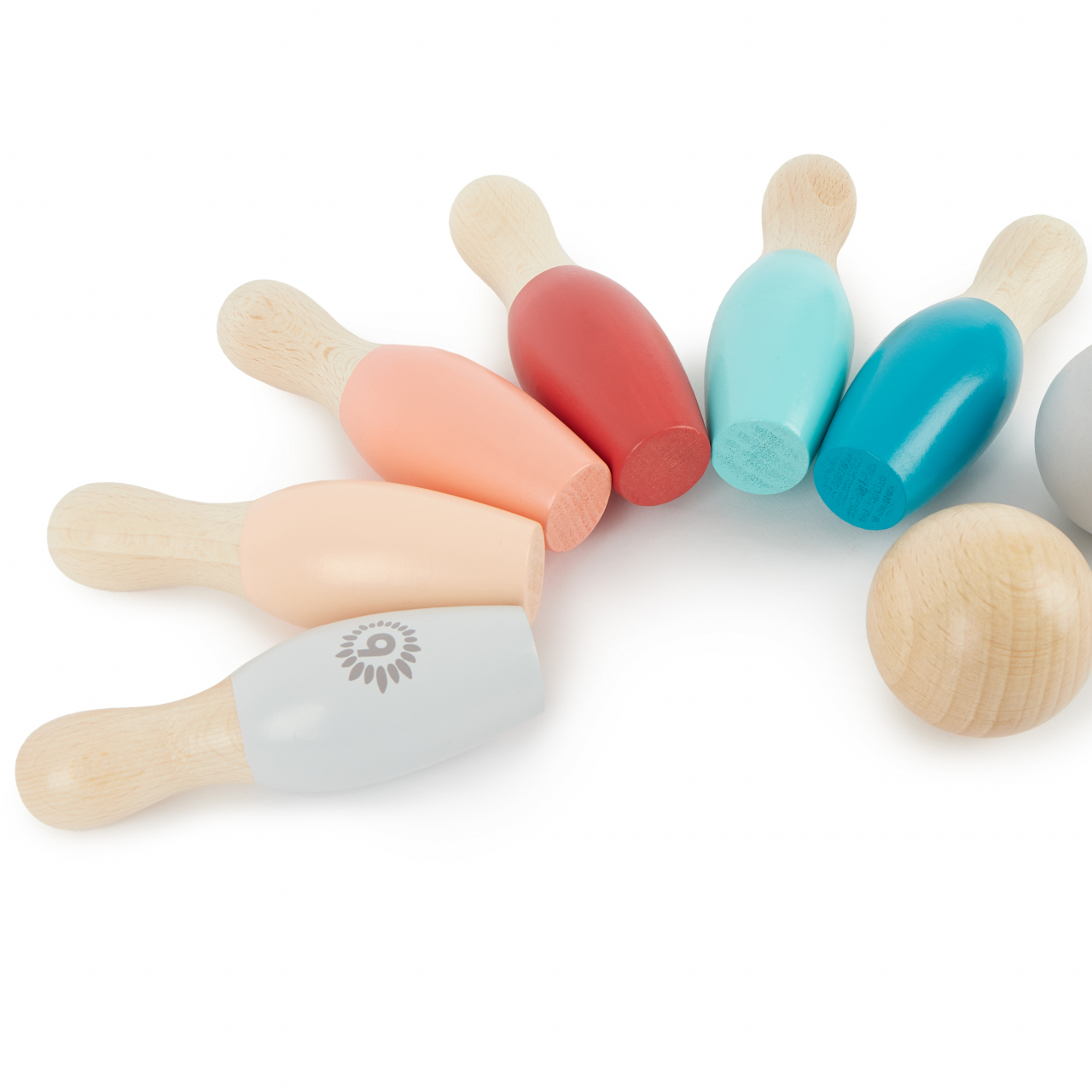 Set Mini Bowling din lemn Bieco [2]