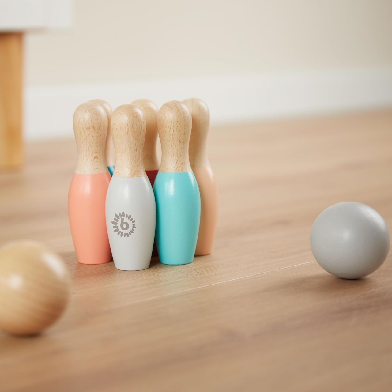 Set Mini Bowling din lemn Bieco [6]