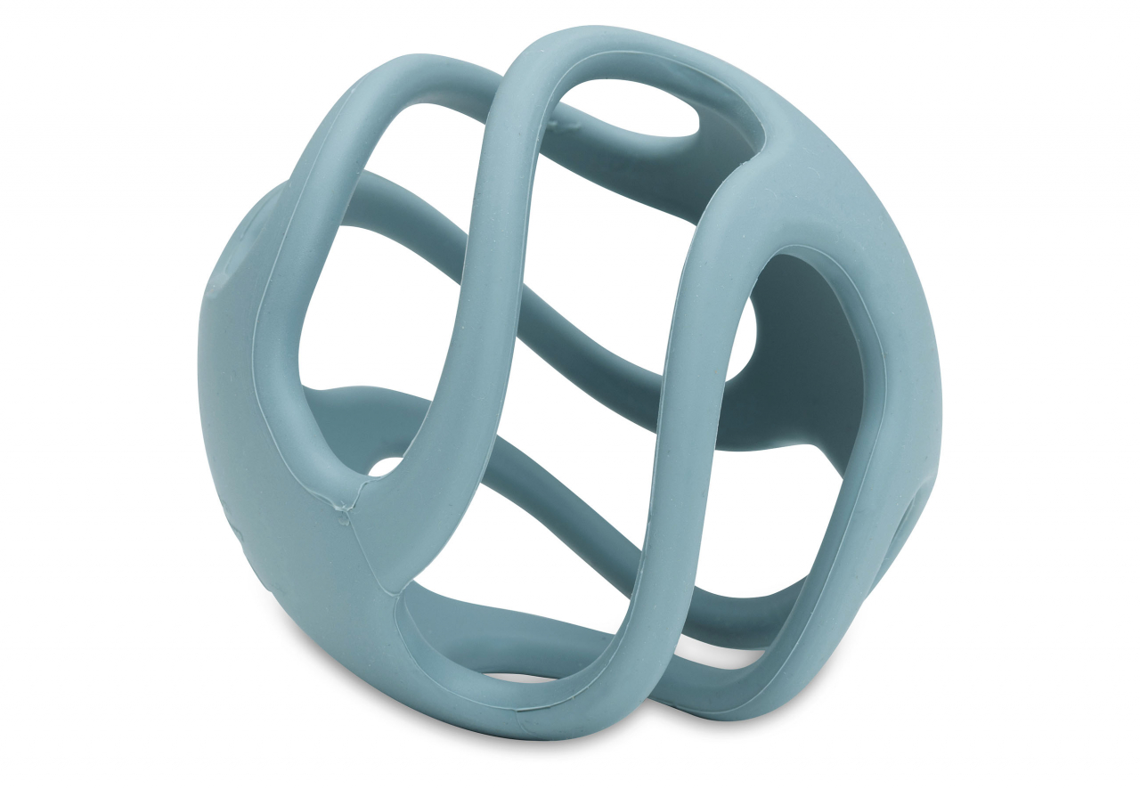 Jucărie pentru dentiție bebelusi minge din silicon Sea Green Jollein [2]