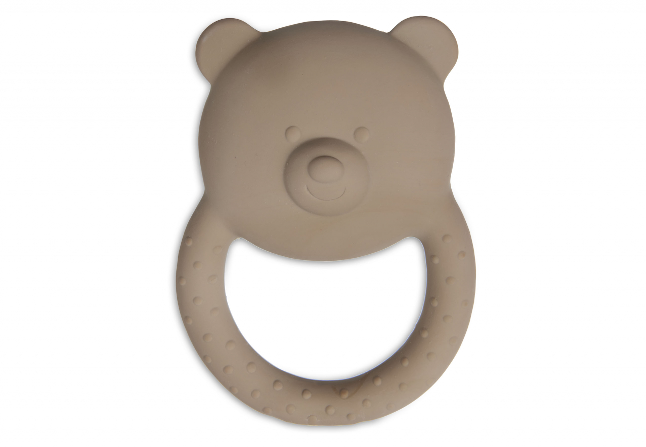 Jucărie pentru dentiție din cauciuc natural ursuleț Teddy Bear Jollein [1]
