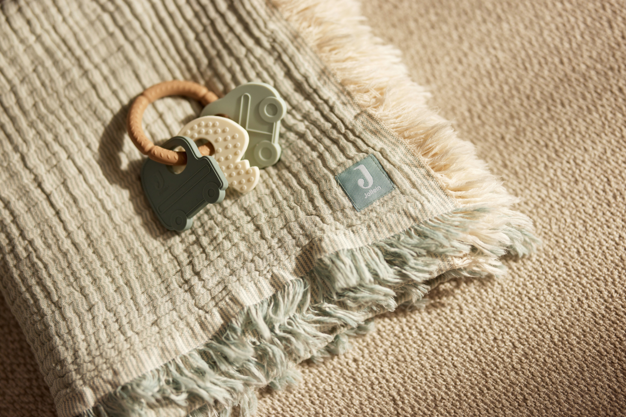 Jucărie pentru dentiție din silicon Keychain On The Go Jollein [5]