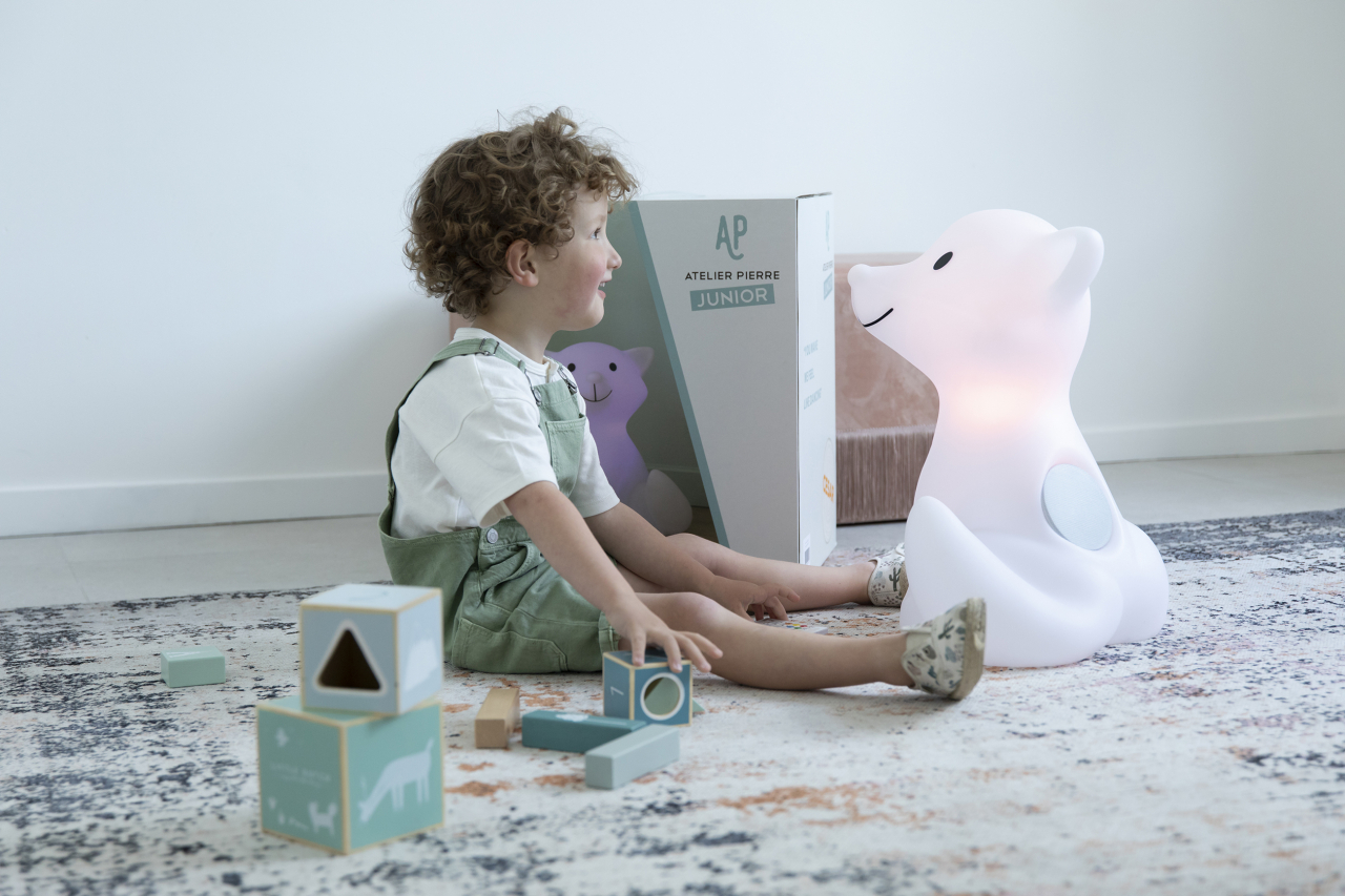 Lampă de veghe cu boxă bluetooth reîncărcabilă Cesar Fox - Atelier Pierre [17]