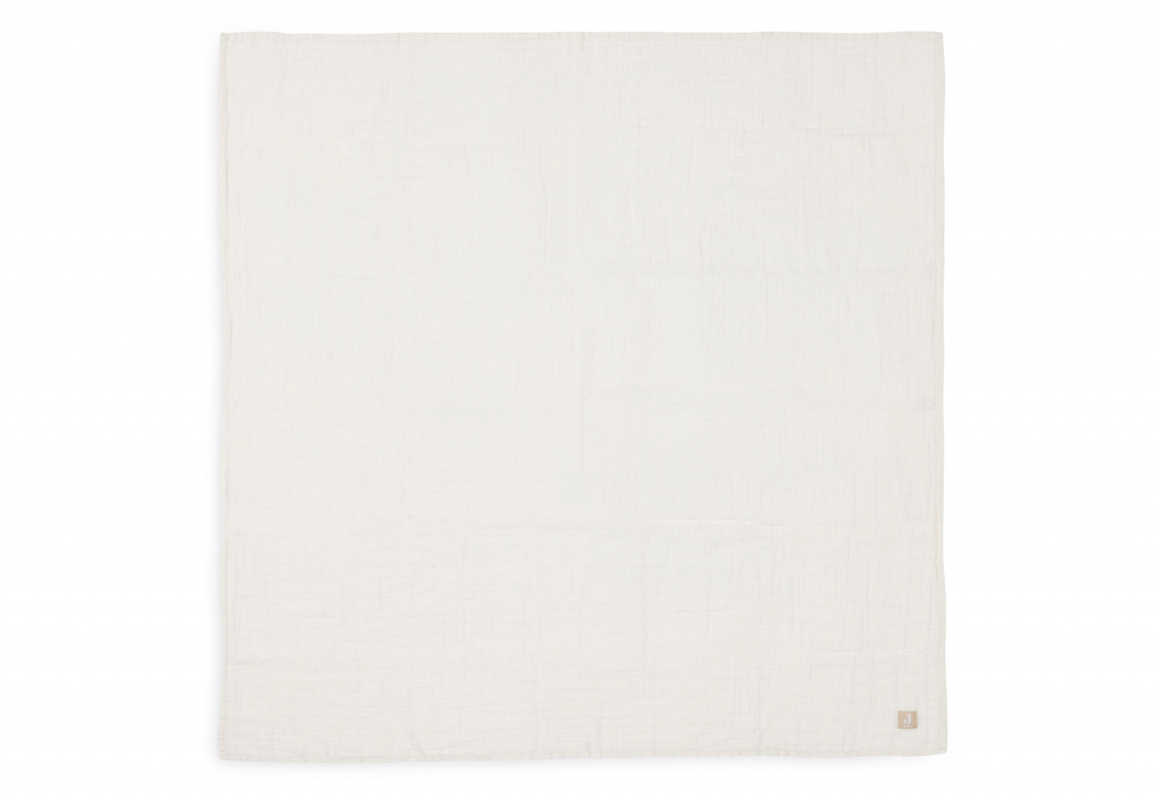 Muselină bebeluși bumbac Oeko-Tex set 2 bucati 115x115 cm Biscuit/Ivory Jollein [3]