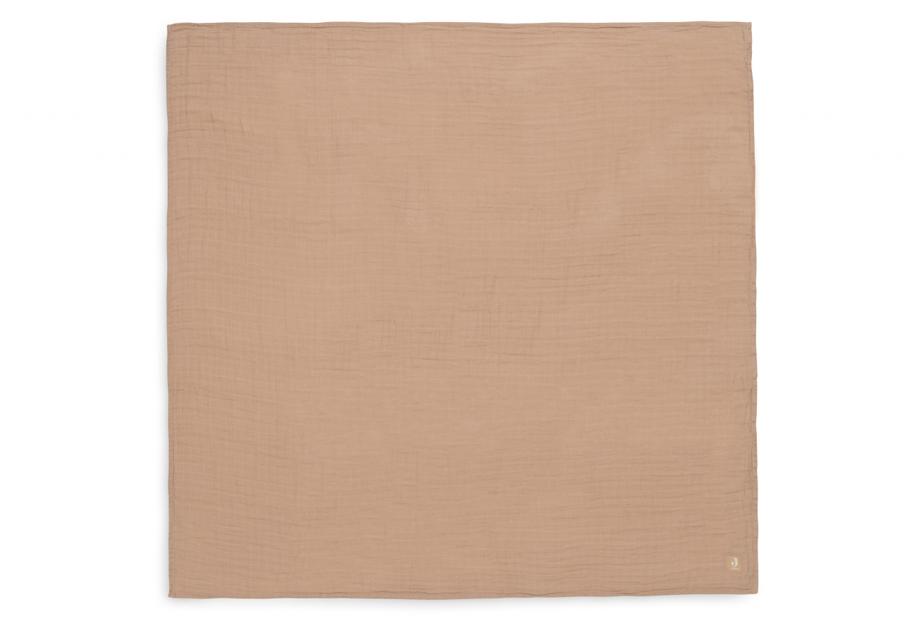 Muselină bebeluși bumbac Oeko-Tex set 2 bucati 115x115 cm Biscuit/Ivory Jollein [2]