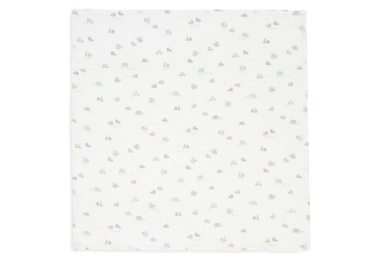Muselină bebeluși bumbac Oeko-Tex set 3 bucati 70x70 cm On The Go Jollein [2]