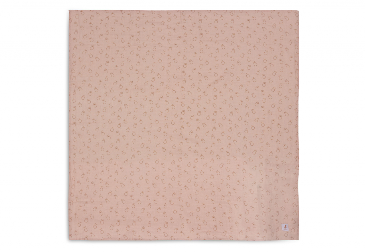 Muselină bebeluși bumbac set 2 bucati 115 x 115 cm cu siluete Miffy Jollein [2]