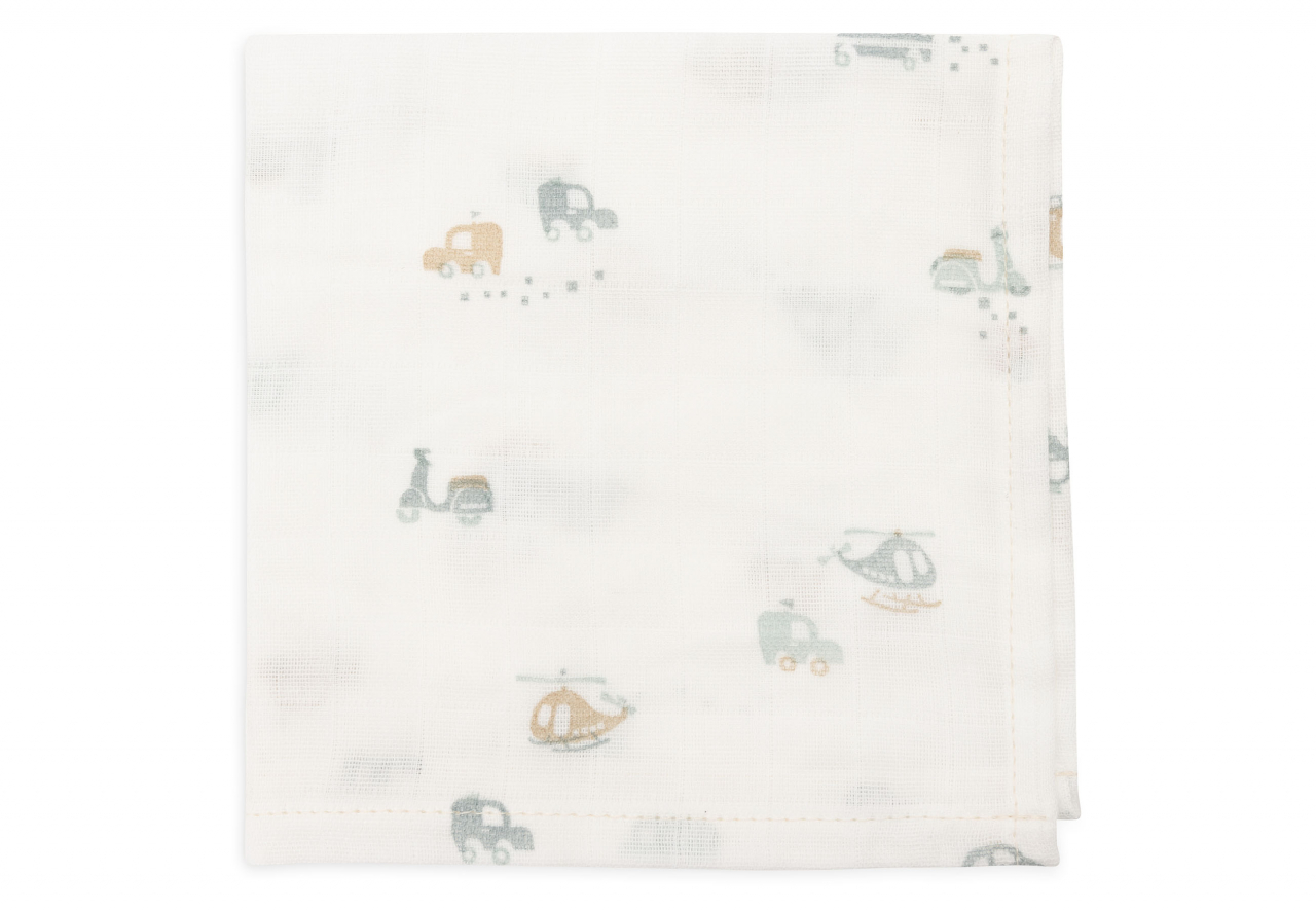 Muselină bumbac set 3 bucati On the Go 31x31 cm Jollein [2]