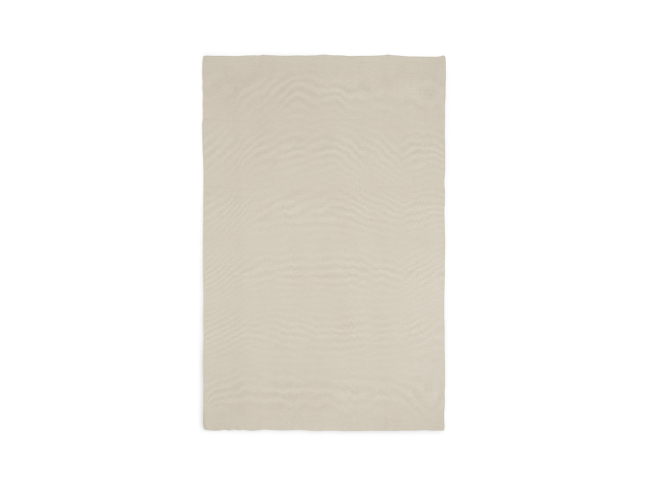 Pătură bebeluși tricotată bumbac, Bej Nougat 100x75 cm Jollein [3]