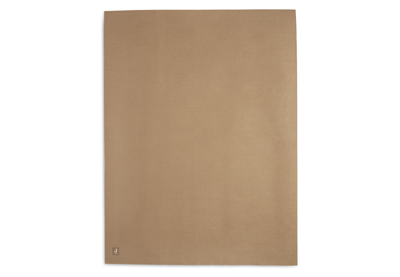 Pătură bebeluși tricotată bumbac Biscuit 100x75 cm Jollein [2]