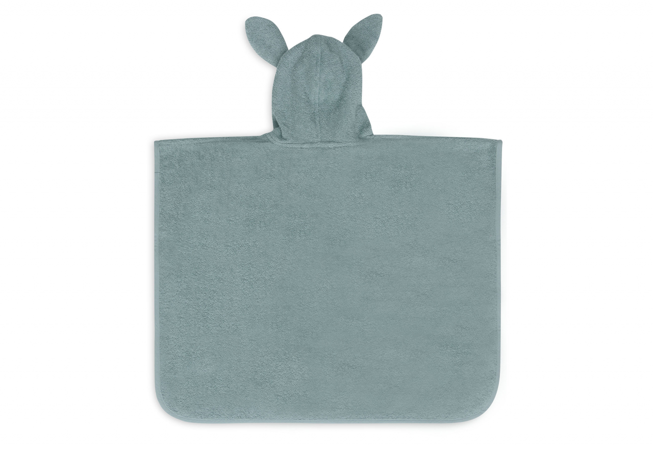 Poncho de baie din terry pentru copii – nuanța Sea Green | Jollein [3]