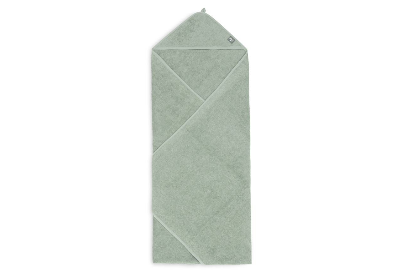 Prosop cu glugă din bumbac 100%, verde Green Ash Jollein [2]