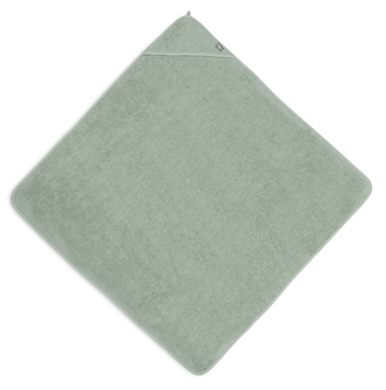 Prosop cu glugă din bumbac 100%, verde Green Ash Jollein [1]
