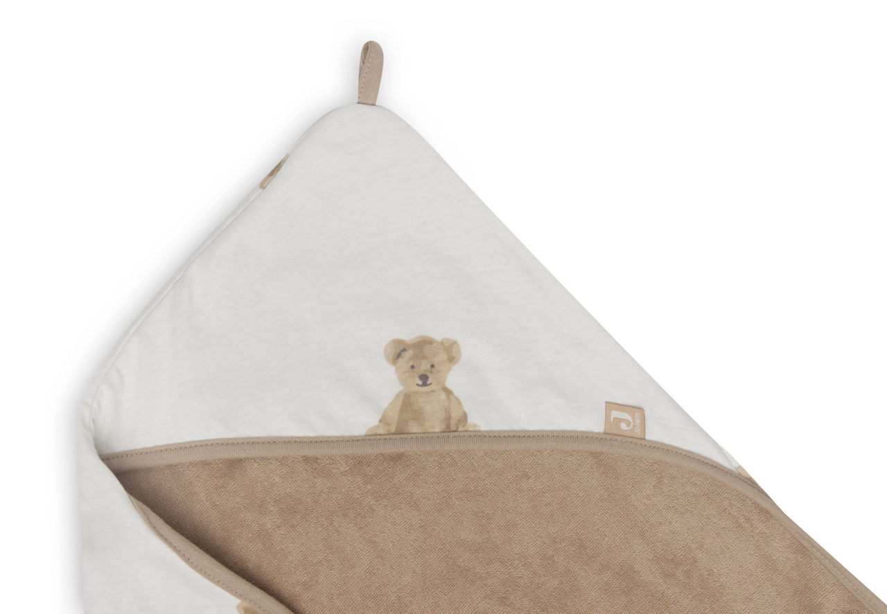 Prosop bebeluși cu glugă din bumbac organic 100% Teddy Bear Jollein [4]
