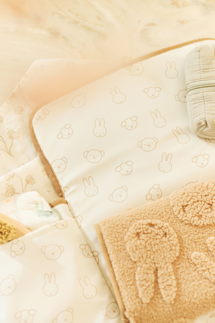 Salteluță de schimbat bebeluși Miffy Jacquard Teddy Biscuit Jollein [4]