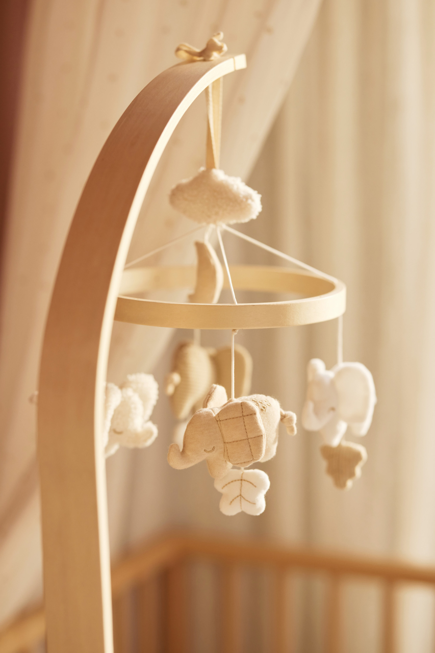 Suport din lemn pentru carusel pătuț bebeluși Jollein [6]