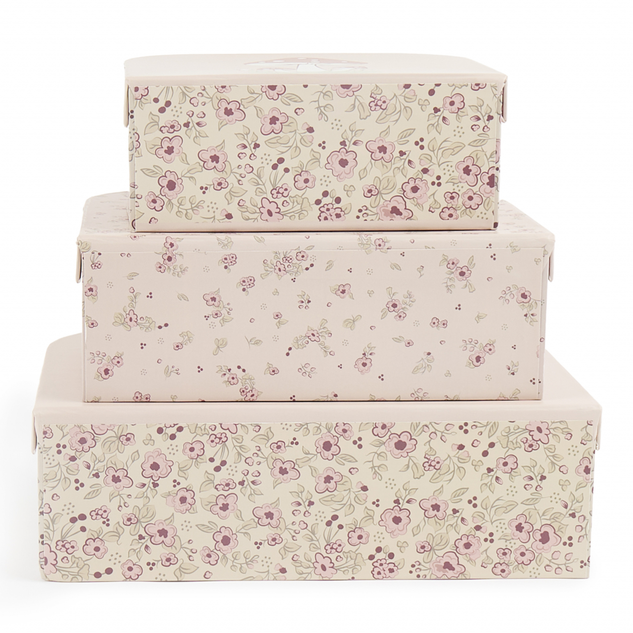 Valize decorative set 3 bucati Ella Dreamy Flowers Bieco [8]