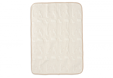 Pătură bebeluși bumbac reversibilă Jungle Jambo 100x75 cm Jollein [1]