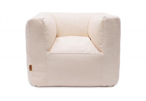 Fotolii pentru copii - Fotoliu pentru copii Beanbag Twill Natural Jollein