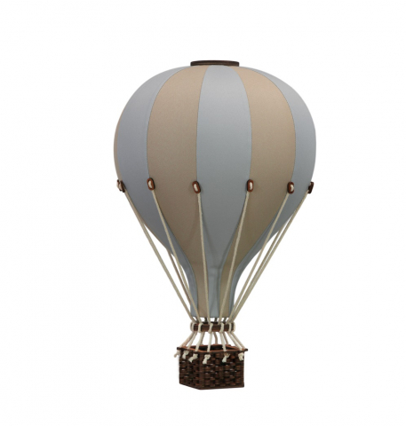 Baloane decorative - Balon decorativ cu aer cald bej bleu 28 cm