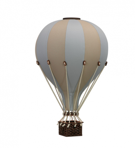 Baloane decorative - Balon decorativ cu aer cald bej bleu 33 cm