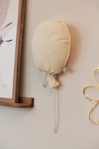 Balon decorativ textil din muselina Oeko - Tex Ivory Jollein [1]
