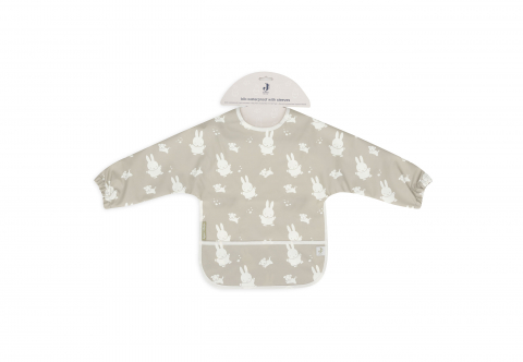 Bavetă impermeabilă cu mâneci Miffy & Snuffy olive – Jollein [1]