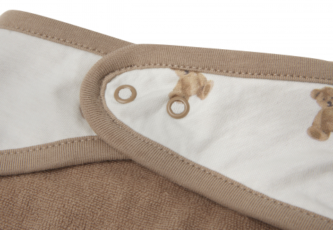 Bavete bebeluși bumbac organic, set de 2 bucati, Teddy Bear - Jollein [3]