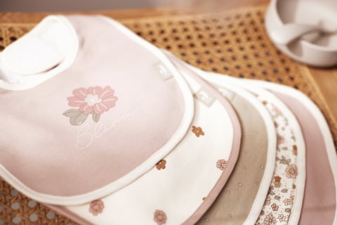 Bavete bebeluși impermeabile set 5 bucati, Retro Flowers Jollein [7]