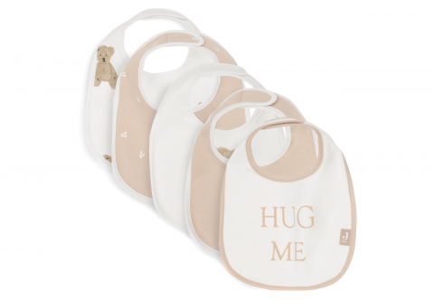 Bavete impermeabile set 5 bucati, Teddy Bear - Harvest  Jollein