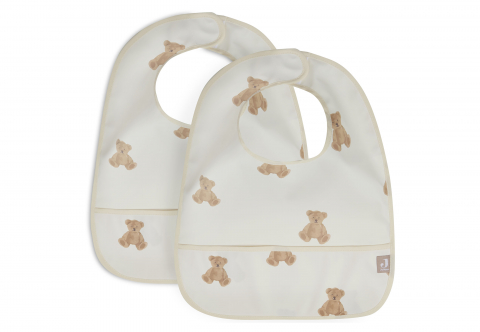 Bavete impermeabile, set de 2 bucati, Teddy Bear - Jollein