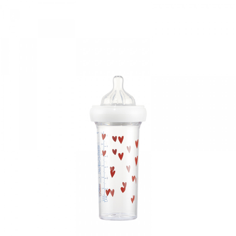 Biberon anti-colici, anti-reflux Le Biberon Français Hearts 210 ml – Tetină 0 luni+ [1]