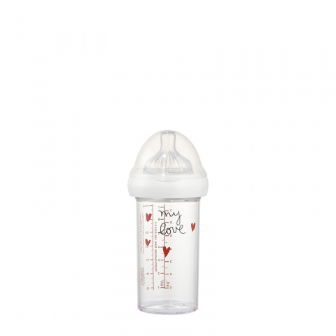 Biberoane - Biberon anti-colici, anti-reflux Le Biberon Français My love 210 ml – Tetină 6 luni+