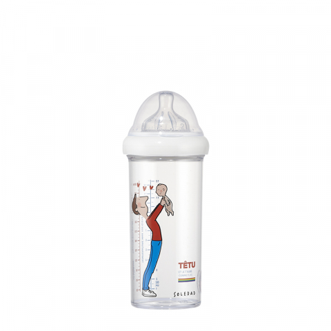Biberon anti-colici, anti-reflux 360 ml Tetină 6 luni+ Papa si Bebe Le Biberon Francais [6]