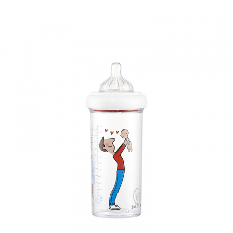 Biberon anti-colici, anti-reflux 360 ml Tetină 6 luni+ Papa si Bebe Le Biberon Francais [3]