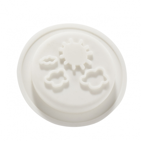 Capace din silicon pentru biberoane Nuages-Amour set 2 buc Le Biberon Francais [1]