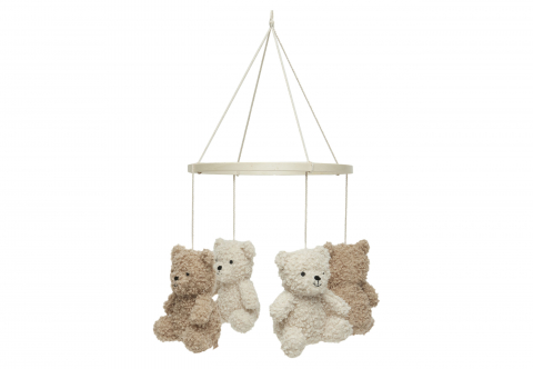 Carusel decorativ pentru pătuț bebeluși cu ursuleți Teddy Bear Jollein