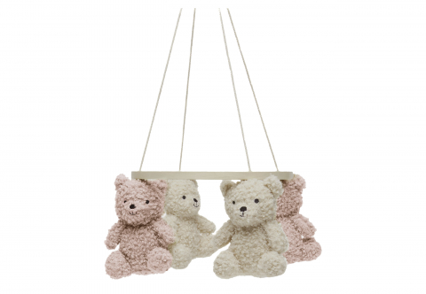 Carusele decorative pătuț bebeluși - Carusel decorativ pentru pătuț bebeluși cu ursuleți Teddy Bear Wild rose Jollein