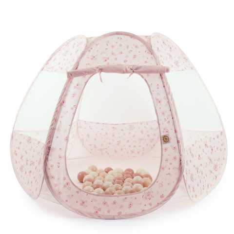 Produse - Cort de joacă pentru copii cu 50 bile Dreamy Flowers Bieco