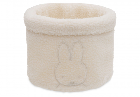 Cosuri depozitare - Coș de depozitare Miffy Teddy din pluș moale ivory Jollein
