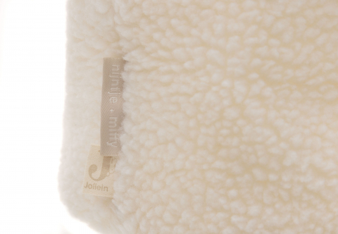 Coș de depozitare Miffy Teddy din pluș moale ivory Jollein [3]