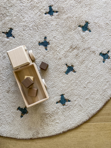 Covor pentru camera copiilor, model cu avioane - Tapis Petit Jort [5]