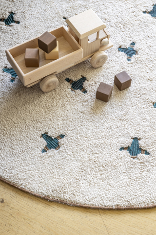 Covor pentru camera copiilor, model cu avioane - Tapis Petit Jort [3]